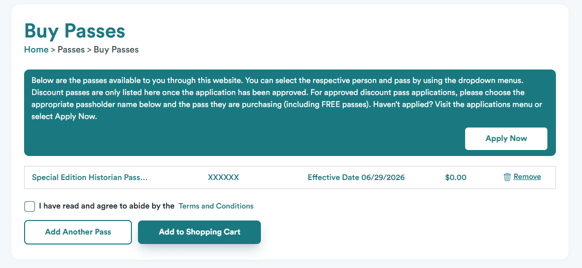 Free California State Parks Historian Passport Pass, Valid Through 2026 image 3