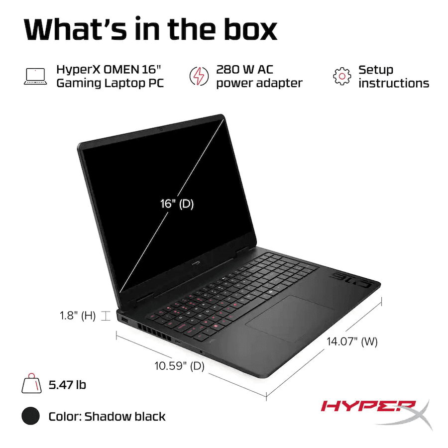 HyperX OMEN 16-inch OLED Gaming Laptop with RTX 5060 image 2
