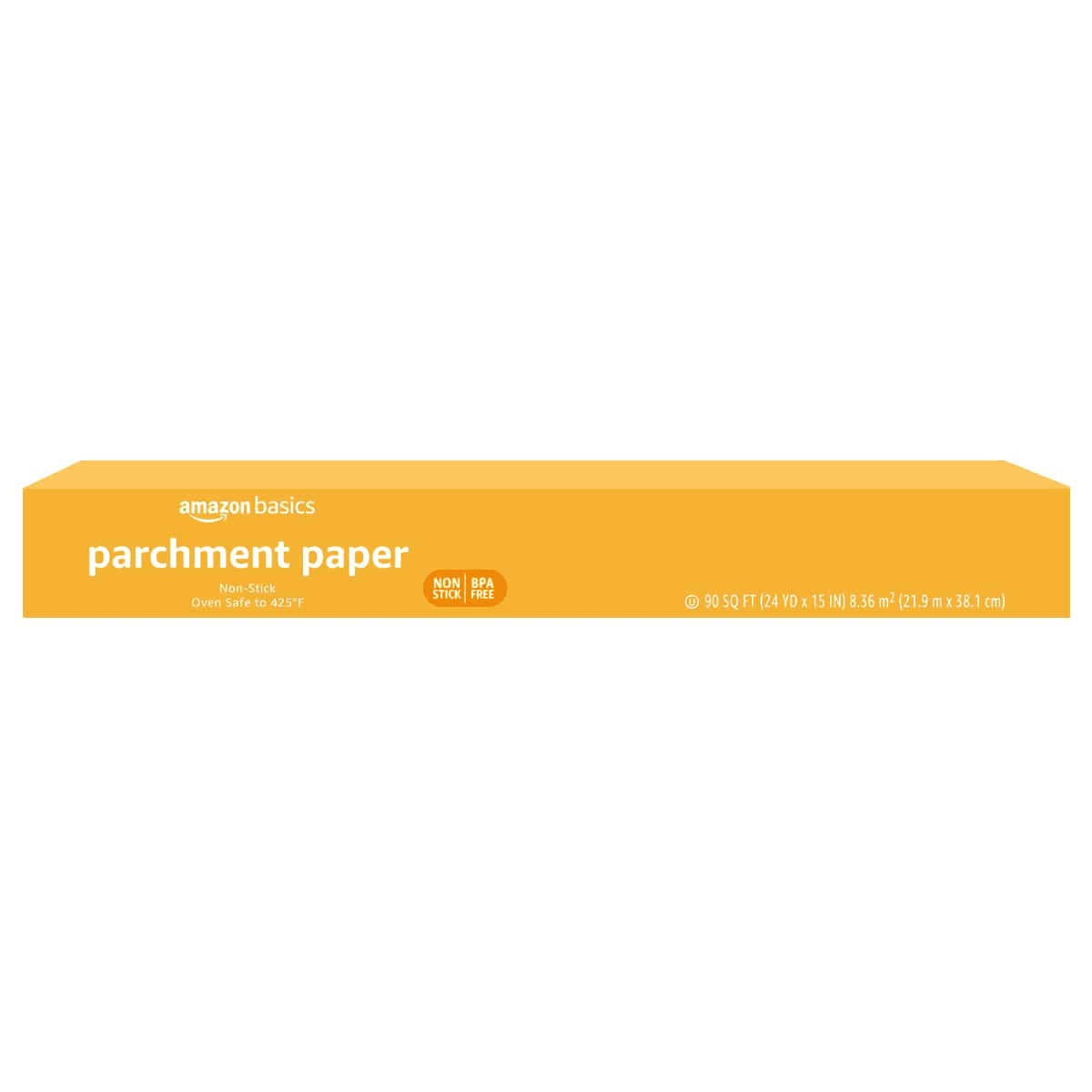 Amazon Basics Non-Stick Parchment Paper, 15-Inch, 90 Sq. Ft.