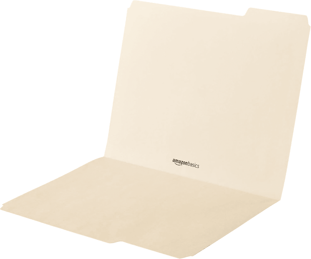 Amazon Basics Reinforced-Tab Manila File Folders, 100-Pack image 4