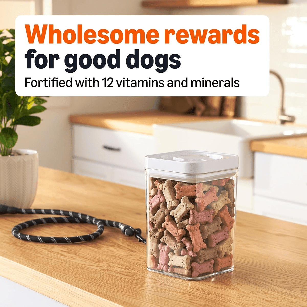 Amazon Basics Multi-Flavor Crunchy Dog Biscuits, 5 lb Box image 3