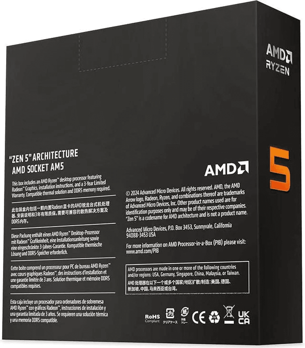 AMD Ryzen 5 9600X 6-Core AM5 Desktop Processor image 5