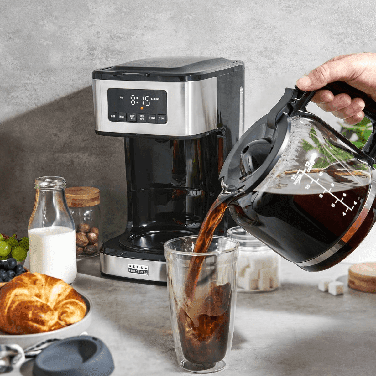 bella PRO 12-Cup Programmable Coffee Maker image 2