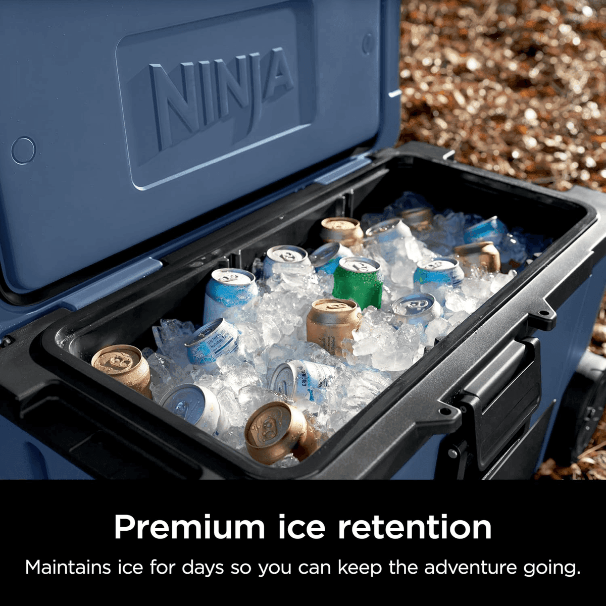 Ninja FrostVault 65QT Wheeled Cooler with Dry Storage image 4