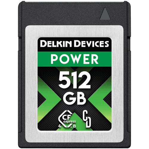 Delkin Devices 512GB POWER 4.0 CFexpress Type B Memory Card