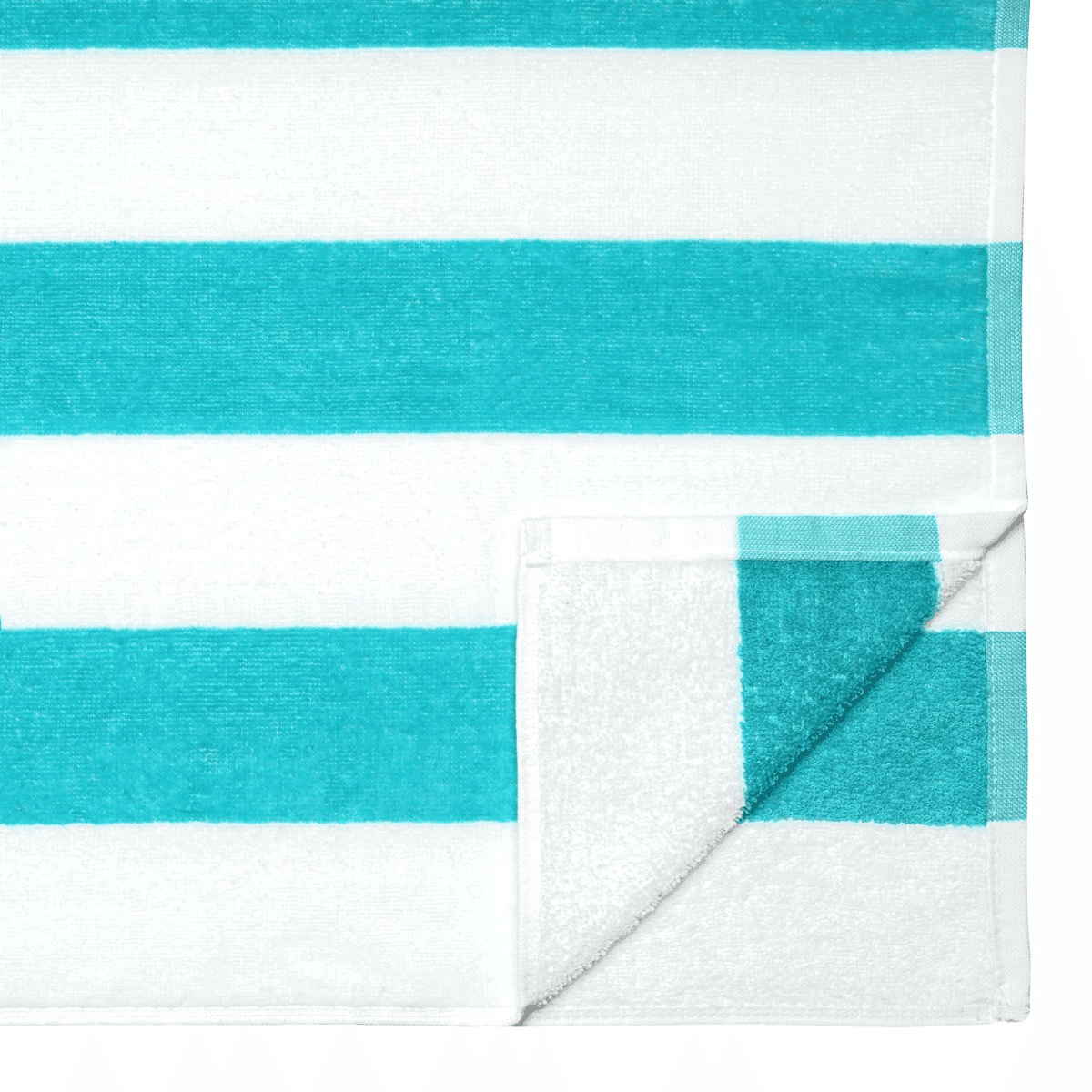 Mainstays Cabana Stripe Beach Towels, 4 Pack, Teal — $14.97 image 2