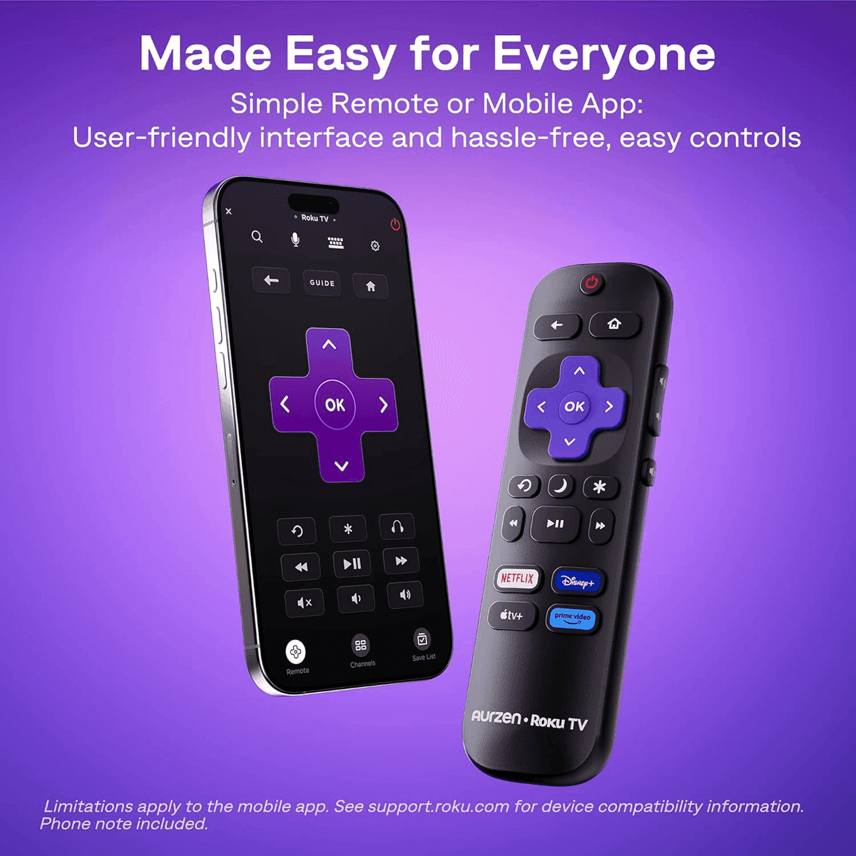 Aurzen Roku TV D1R 1080p Smart Projector — $129.99 image 5