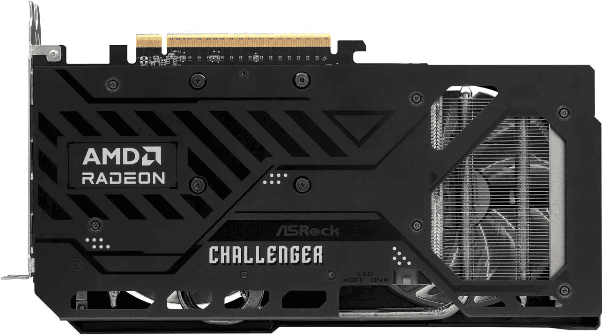 ASRock Challenger Radeon RX 9060 XT 16GB Graphics Card image 3