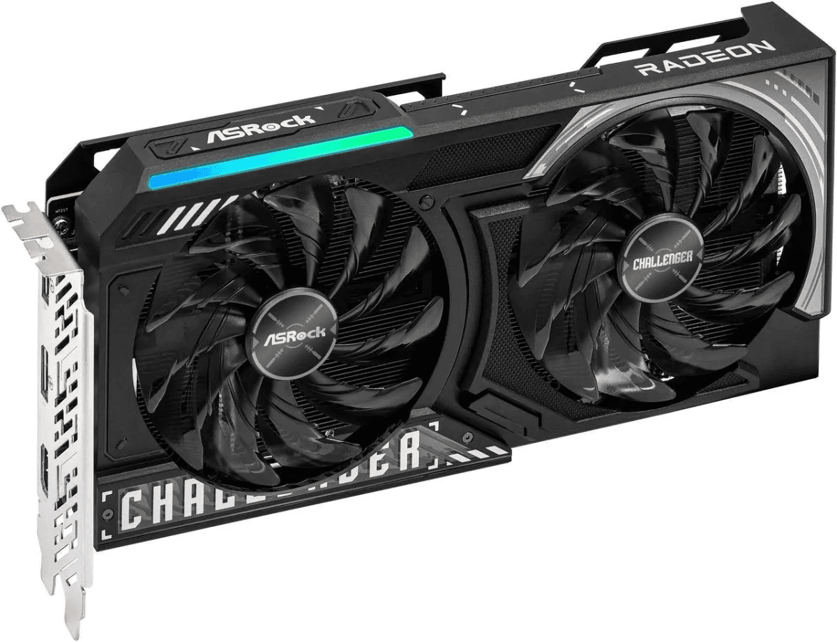 ASRock Challenger Radeon RX 9060 XT 16GB Graphics Card image 2