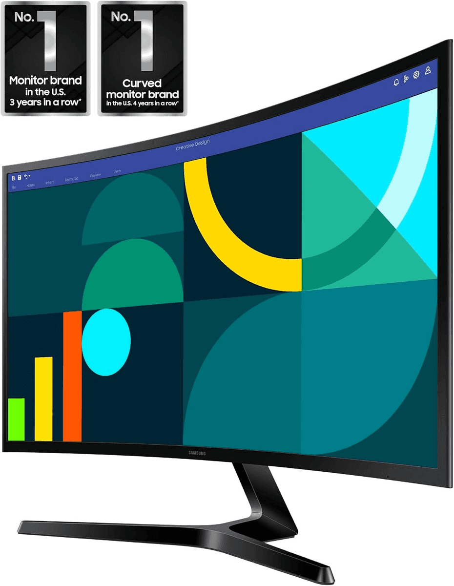 Samsung 27-Inch Essential S3 100Hz FHD Curved Monitor image 2