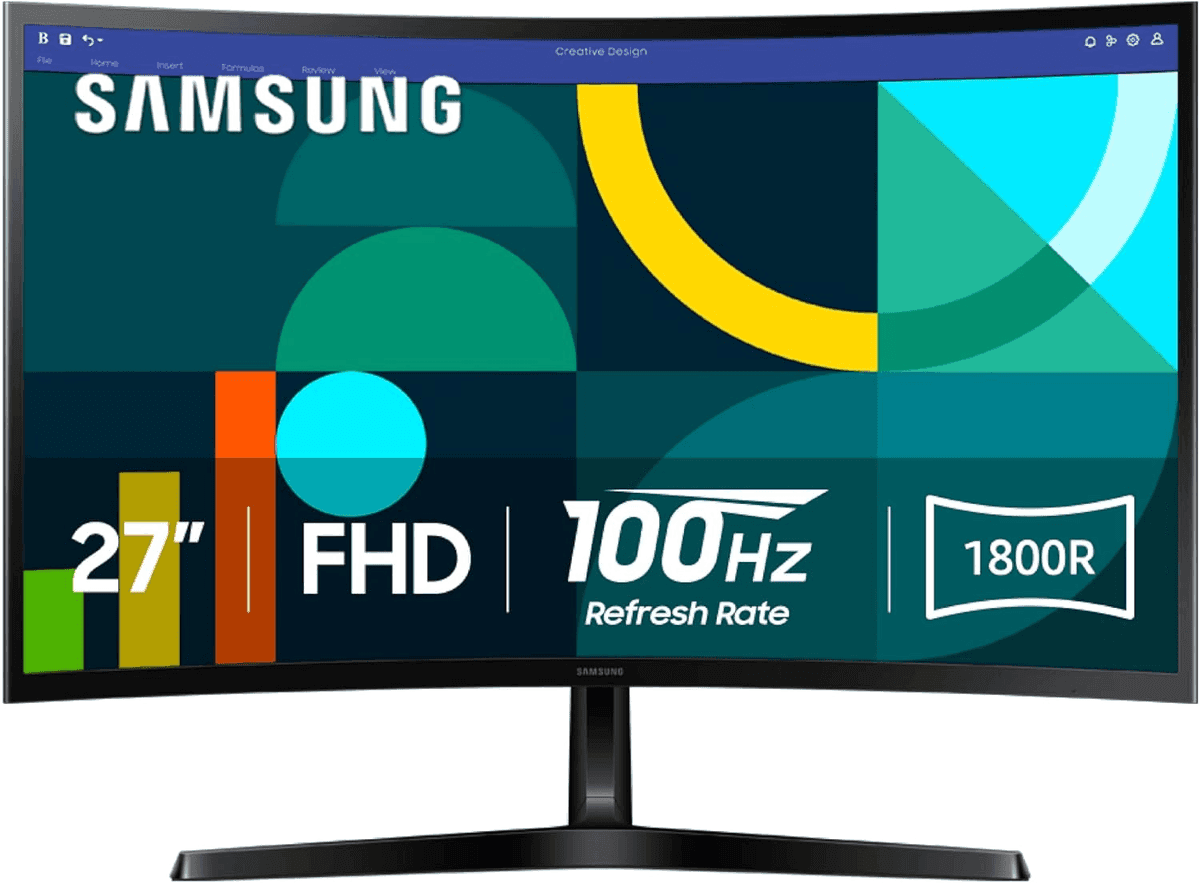 Samsung 27-Inch Essential S3 100Hz FHD Curved Monitor