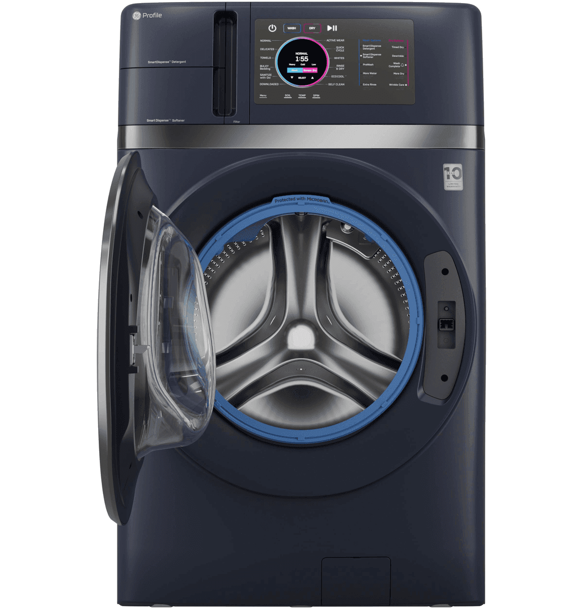 GE Profile UltraFast 4.8-cu ft Ventless Washer Dryer Combo image 2
