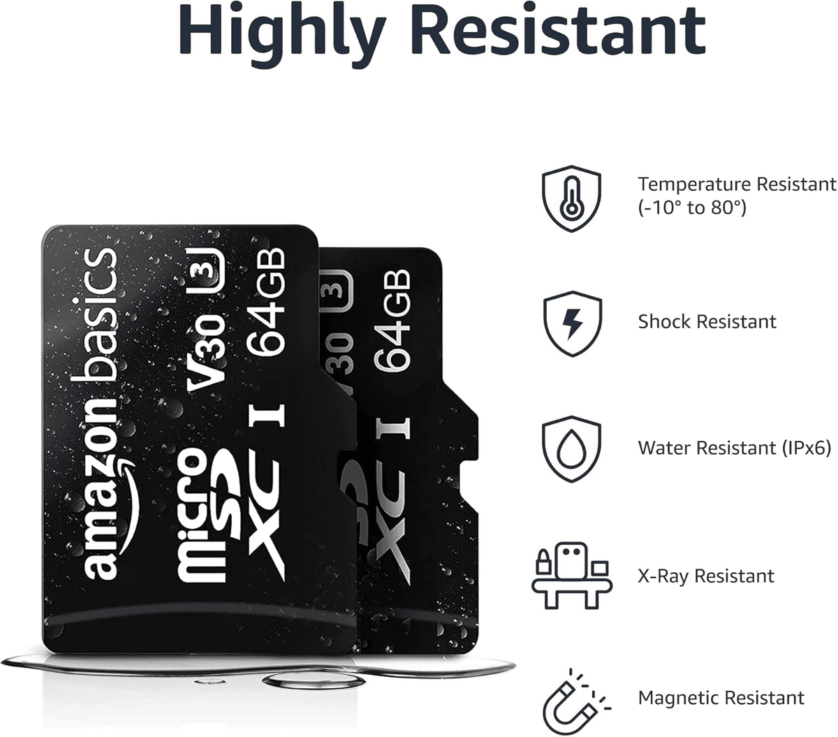 Amazon Basics 64GB microSDXC Memory Cards, 2-Pack image 4