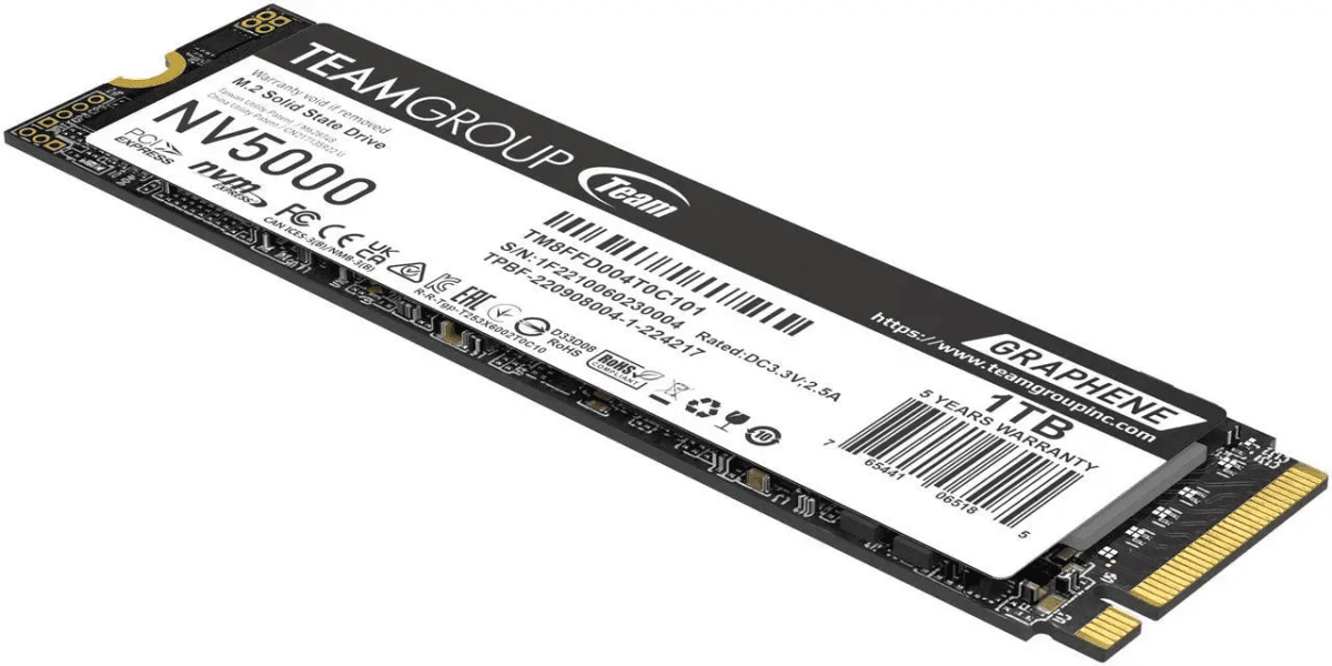 Team Group NV5000 1TB PCIe 4.0 NVMe SSD image 3