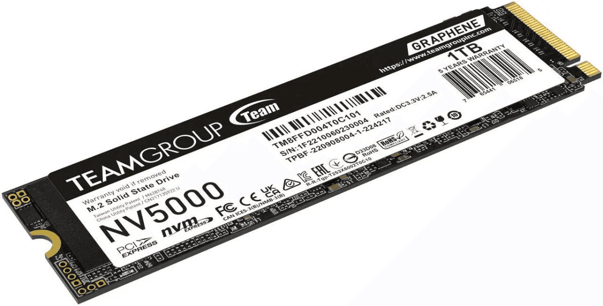 Team Group NV5000 1TB PCIe 4.0 NVMe SSD image 4