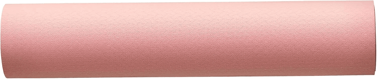 Amazon Basics 1/4-Inch TPE Yoga Mat with Strap (Rose) image 2