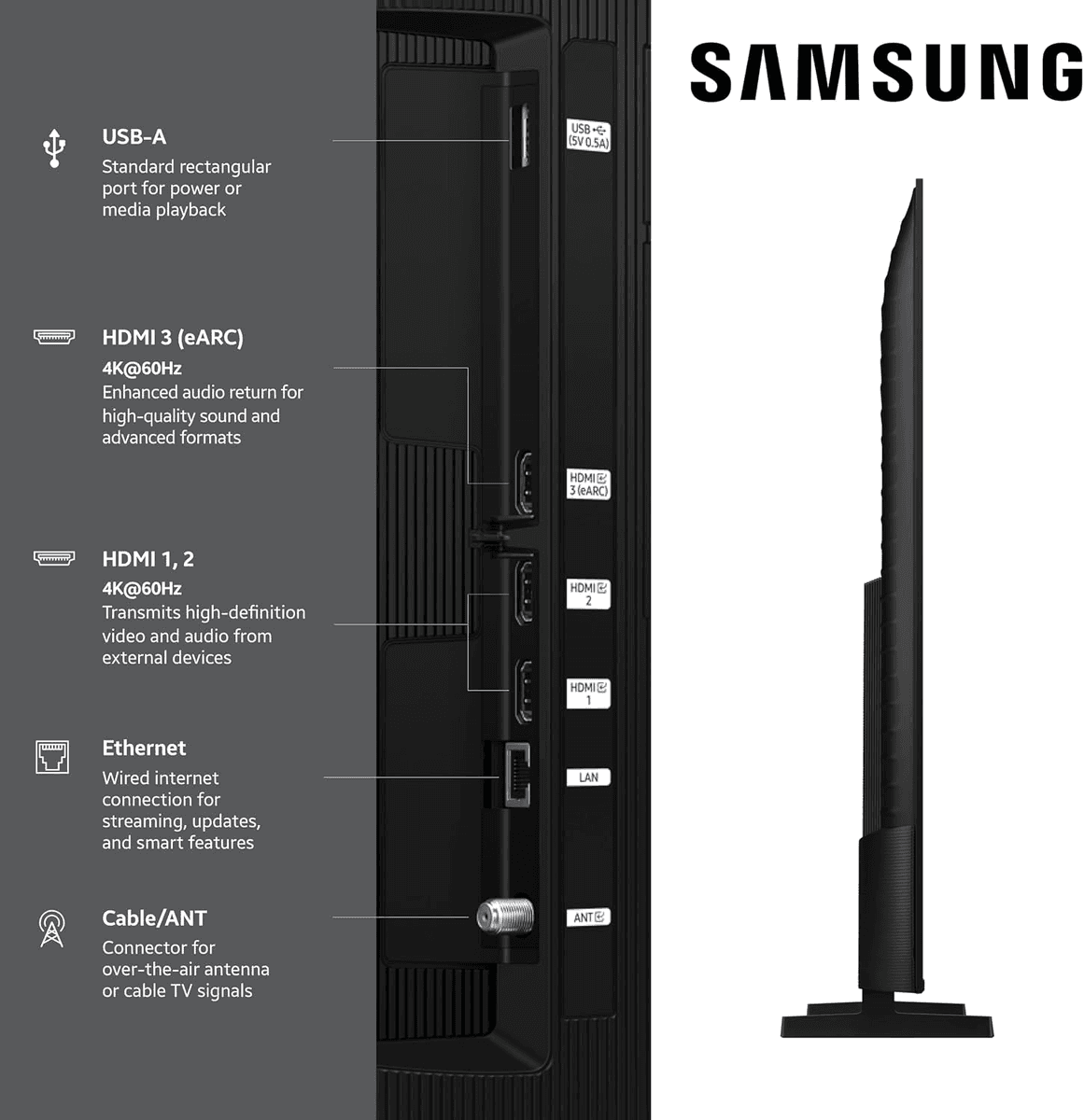 Samsung 43-Inch Q7F QLED 4K Smart TV image 3