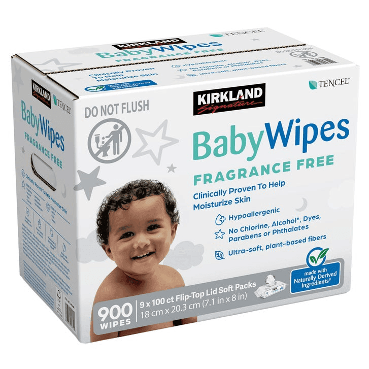 Kirkland Signature Fragrance-Free Baby Wipes - 900 Count image 3