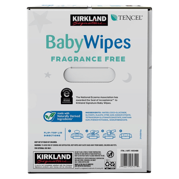 Kirkland Signature Fragrance-Free Baby Wipes - 900 Count image 4