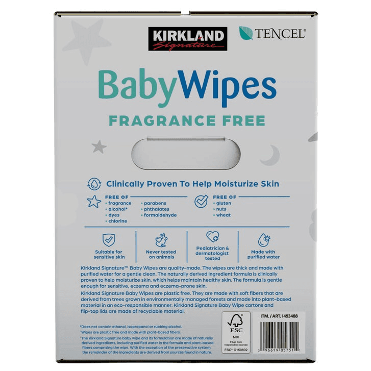 Kirkland Signature Fragrance-Free Baby Wipes - 900 Count image 2