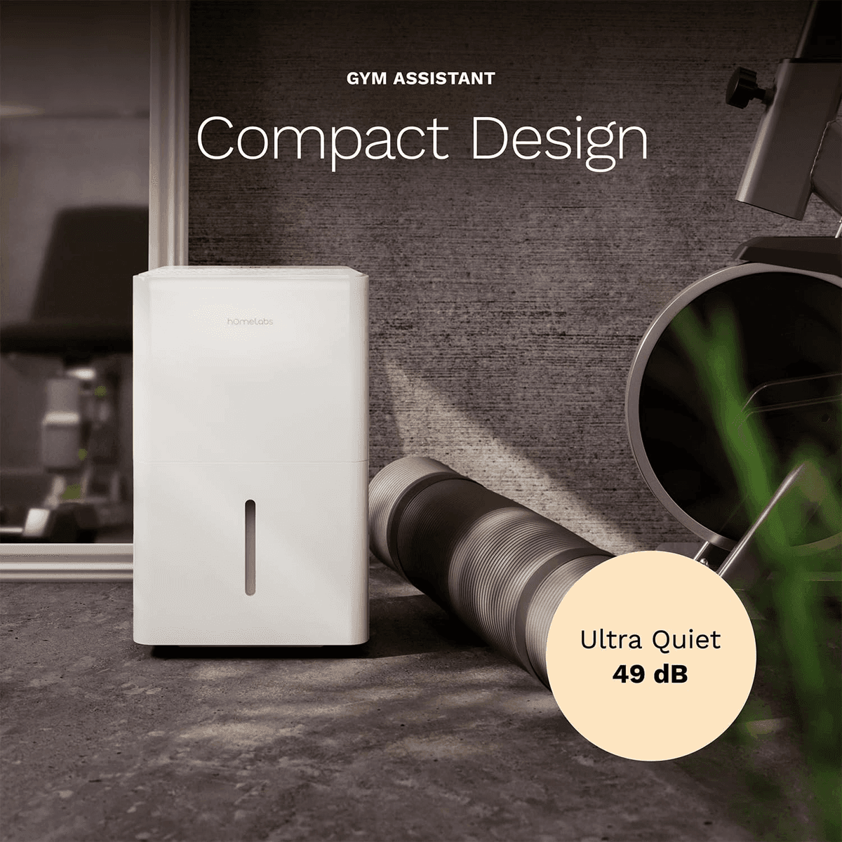 hOmeLabs 4,500 Sq. Ft. Wi-Fi Dehumidifier - 32 Pint image 4