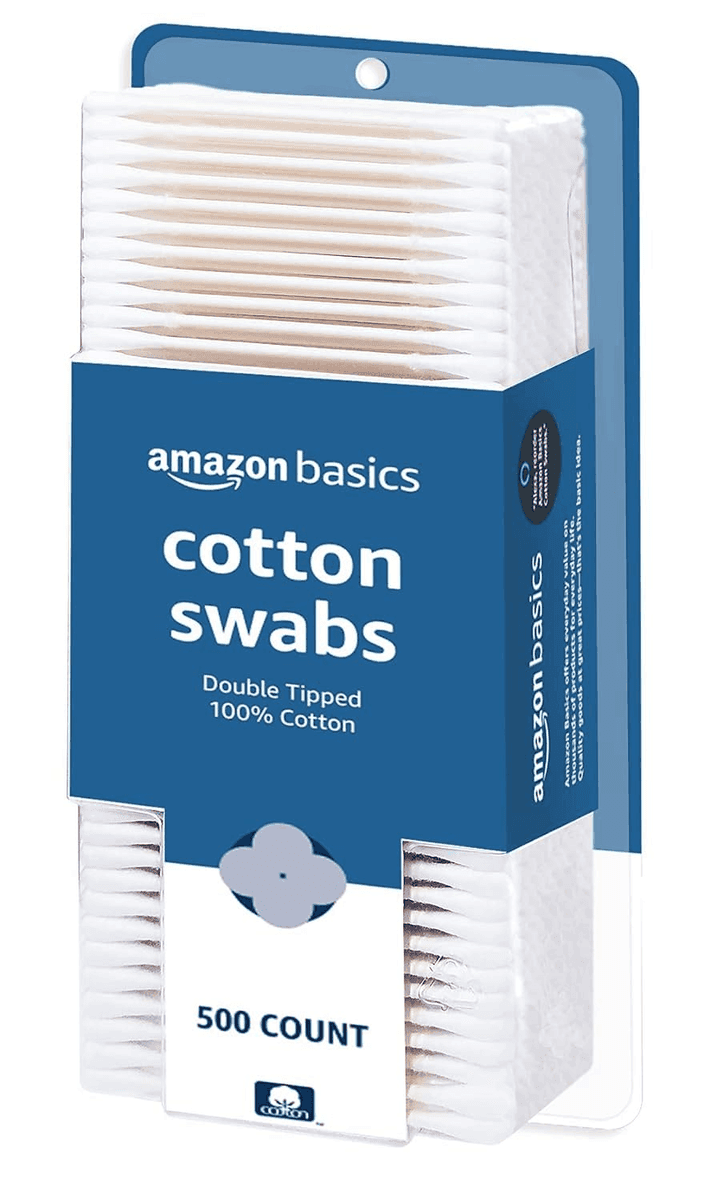 Amazon Basics Double-Tipped Cotton Swabs - 500 Count