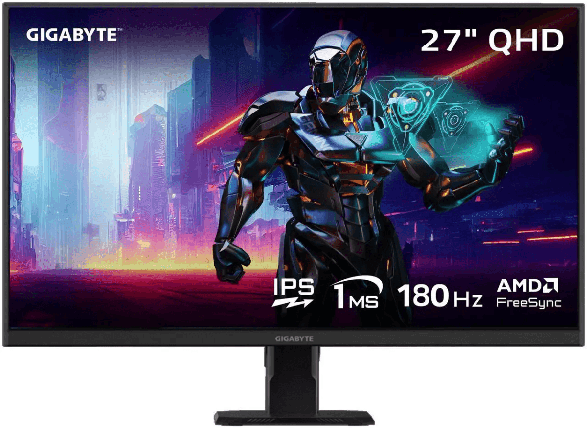 GIGABYTE GS27QA 27-Inch QHD 180Hz IPS Gaming Monitor