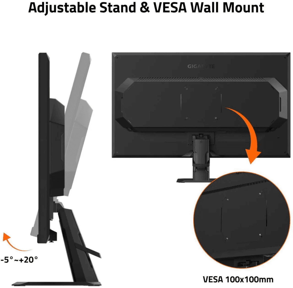GIGABYTE GS27QA 27-Inch QHD 180Hz IPS Gaming Monitor image 5