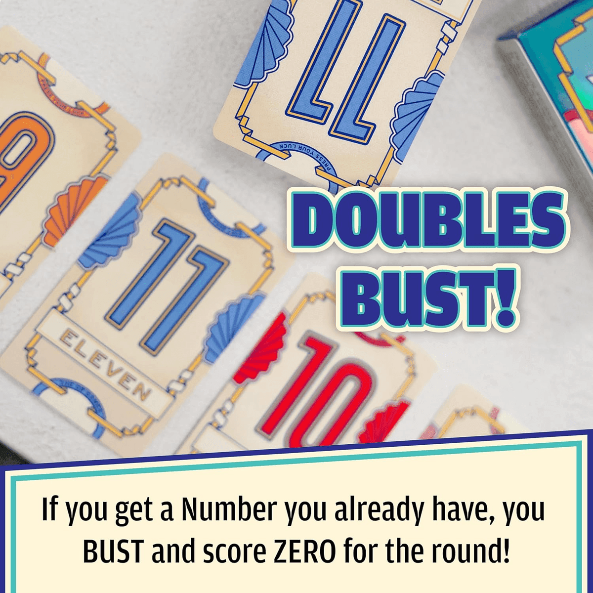 USAOPOLY Flip 7 Press-Your-Luck Card Game image 5
