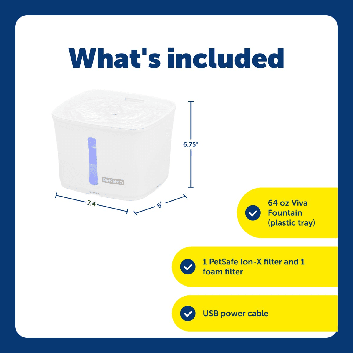 PetSafe Viva 64 oz Pet Water Fountain image 3