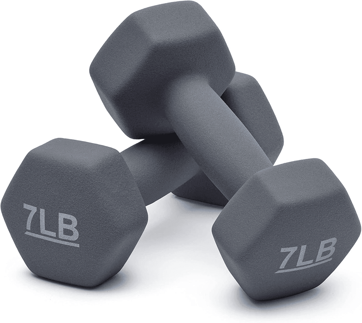 Amazon Basics 7 lb Neoprene Dumbbells - Pair image 3