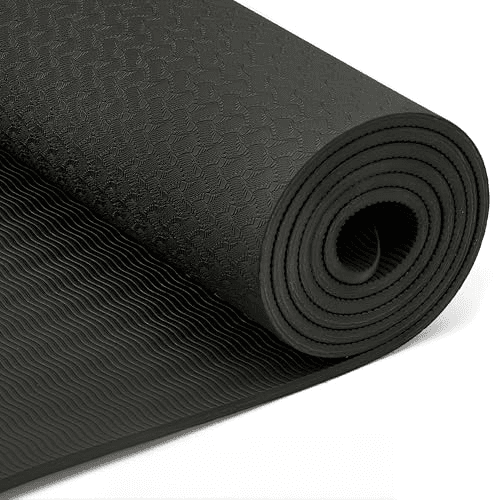 Amazon Basics 1/4-Inch TPE Yoga Mat with Carrying Strap image 4