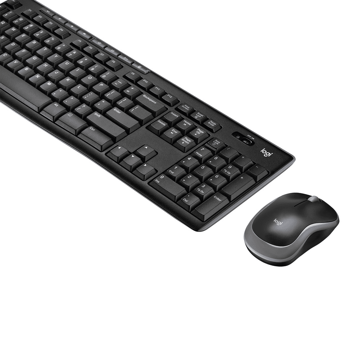 Logitech Wireless Keyboard and Mouse Combo for Windows, Black image 3