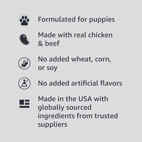 Amazon Basics Puppy Chicken & Beef Wet Dog Food, 12-Pack image 3