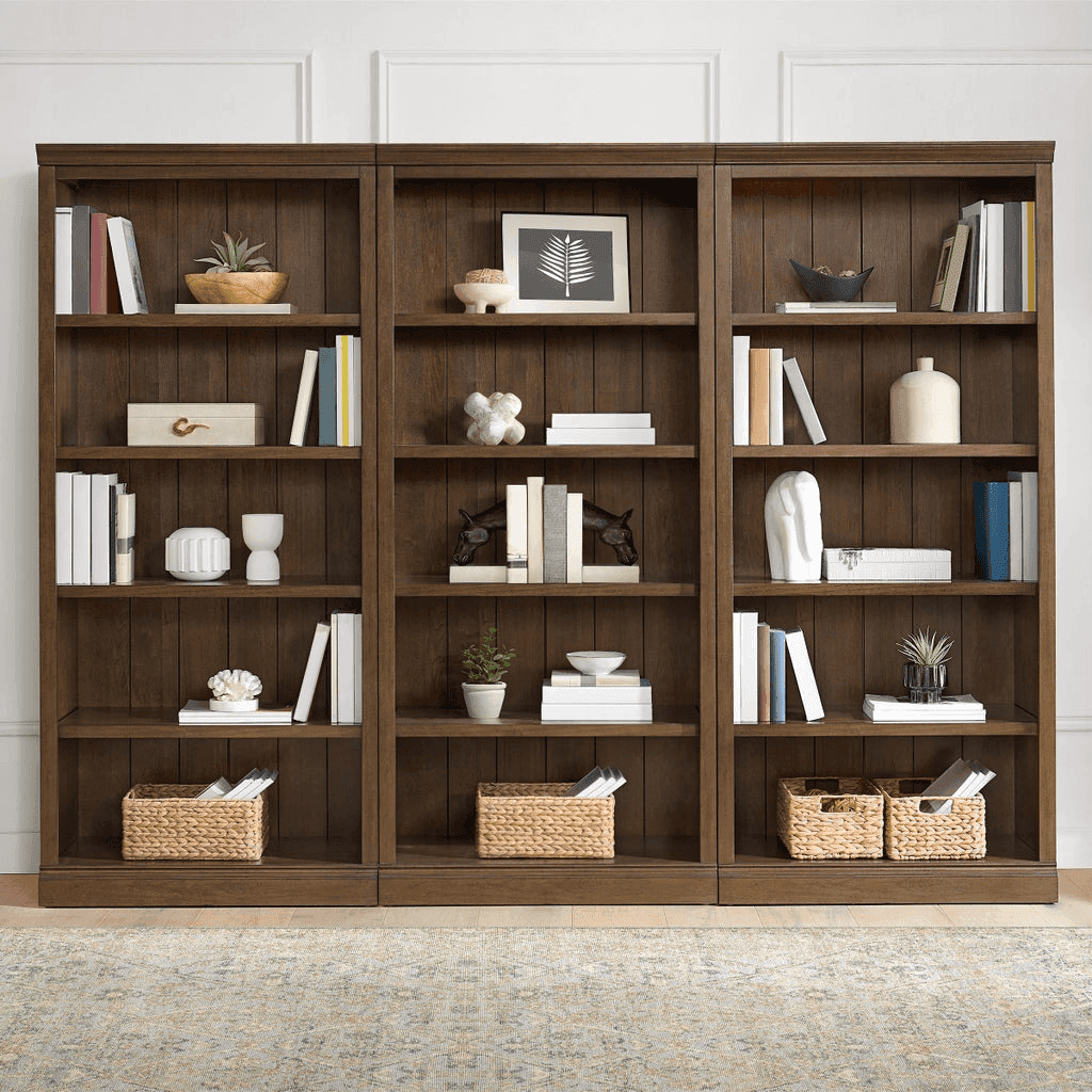 Bayside Furnishings Lathan 72-Inch Bookcase image 4