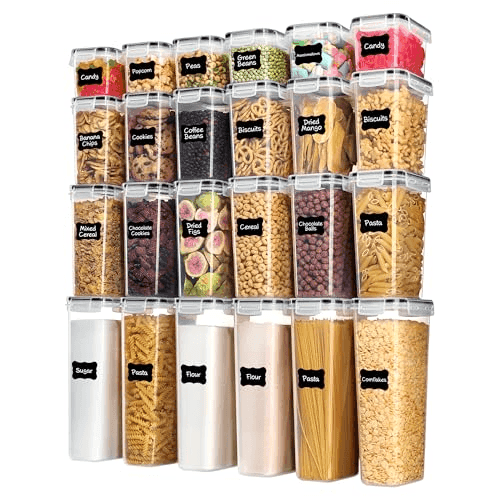 Vtopmart 24-Piece Airtight Pantry Storage Container Set