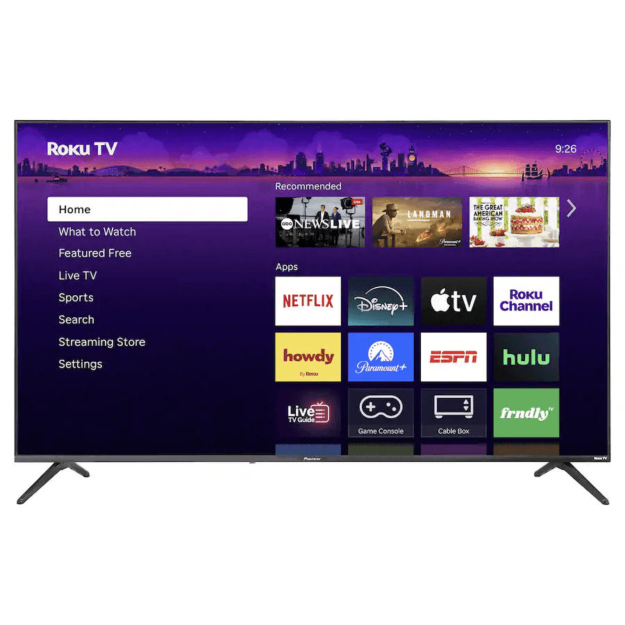 Pioneer 70-Inch 4K UHD HDR Smart Roku TV