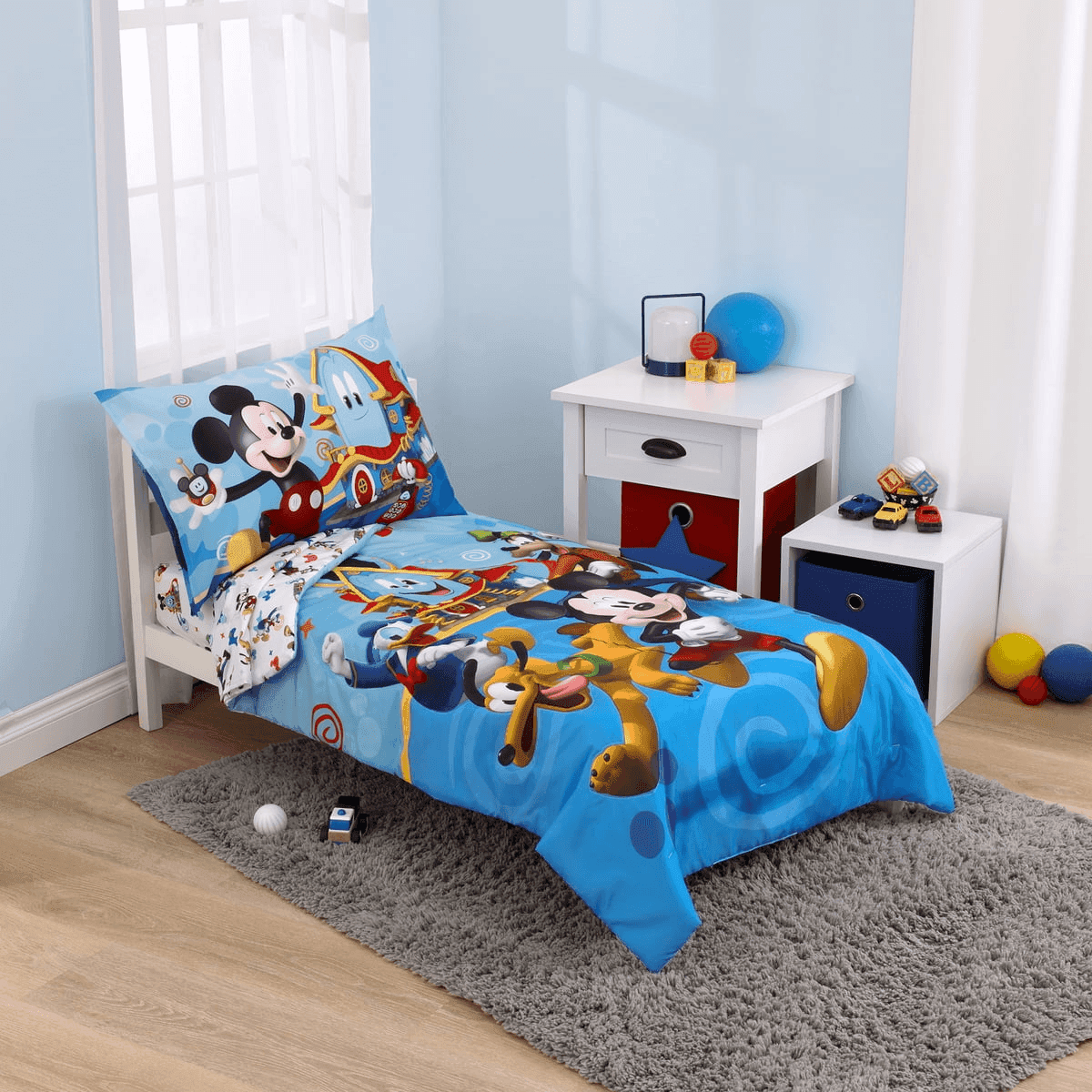 Disney Mickey Mouse 4-Piece Toddler Bedding Set