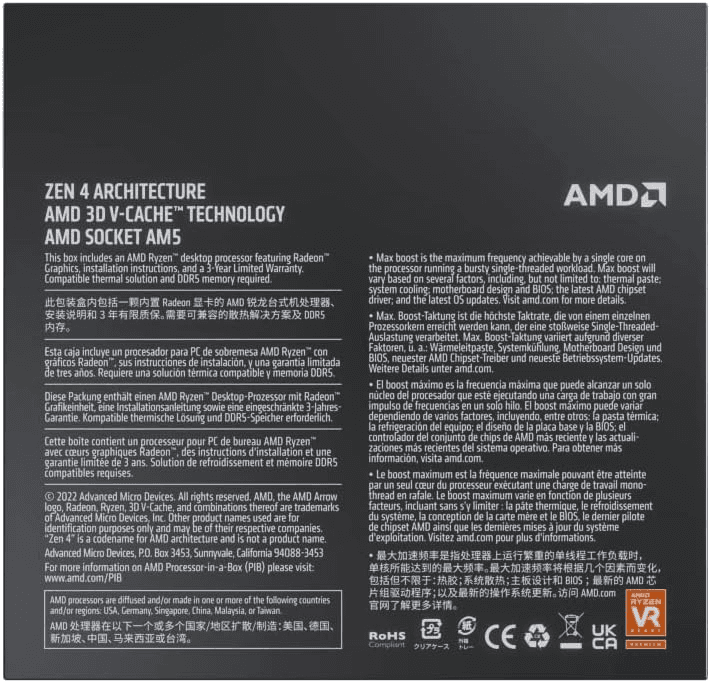 AMD Ryzen 7 7800X3D 8-Core Desktop Processor image 4