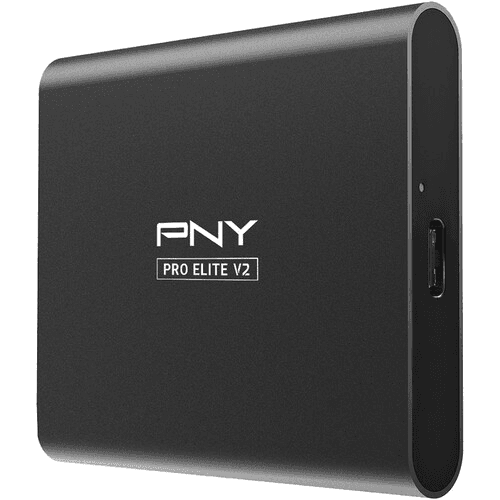 PNY Pro Elite V2 1TB USB-C Portable SSD