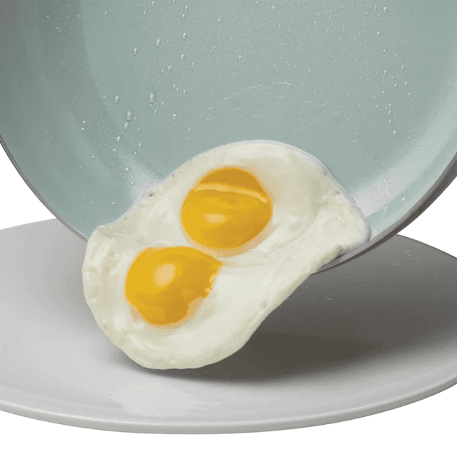 Tramontina 3-Piece Tri-Ply Clad Ceramic Nonstick Fry Pan Set image 5