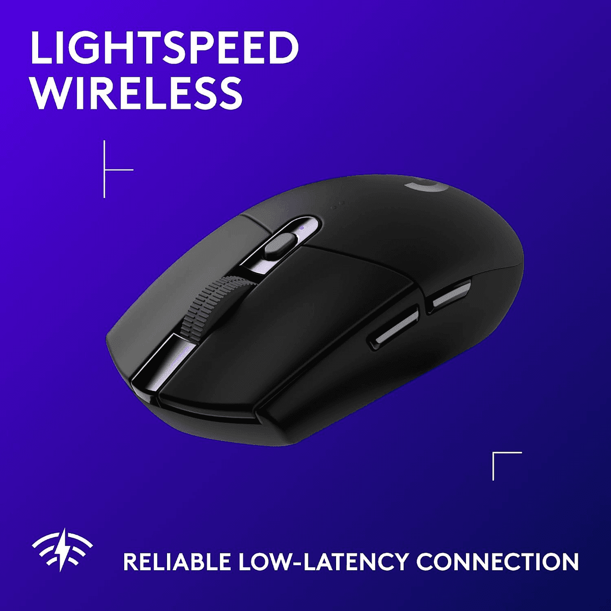 Logitech G305 Lightspeed Wireless Gaming Mouse, Black image 3