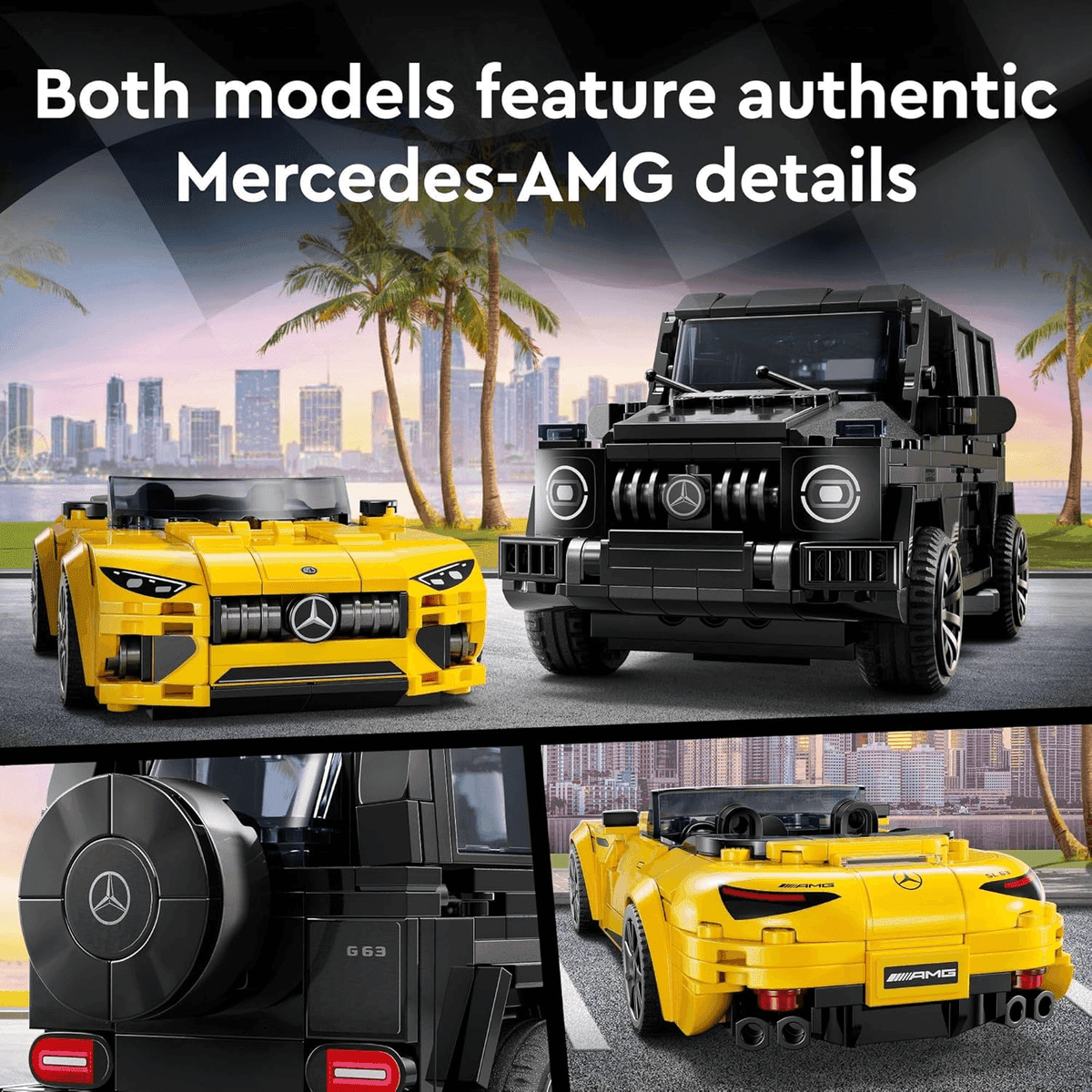 LEGO Speed Champions Mercedes-AMG G 63 & SL 63 Set 76924 image 3