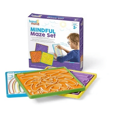 Hand2Mind Mindful Maze Boards 3pc