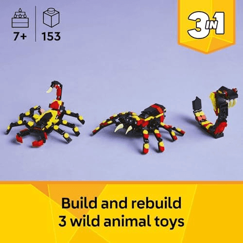 LEGO Creator 3-in-1 Wild Animals Surprising Spider 31159 image 3