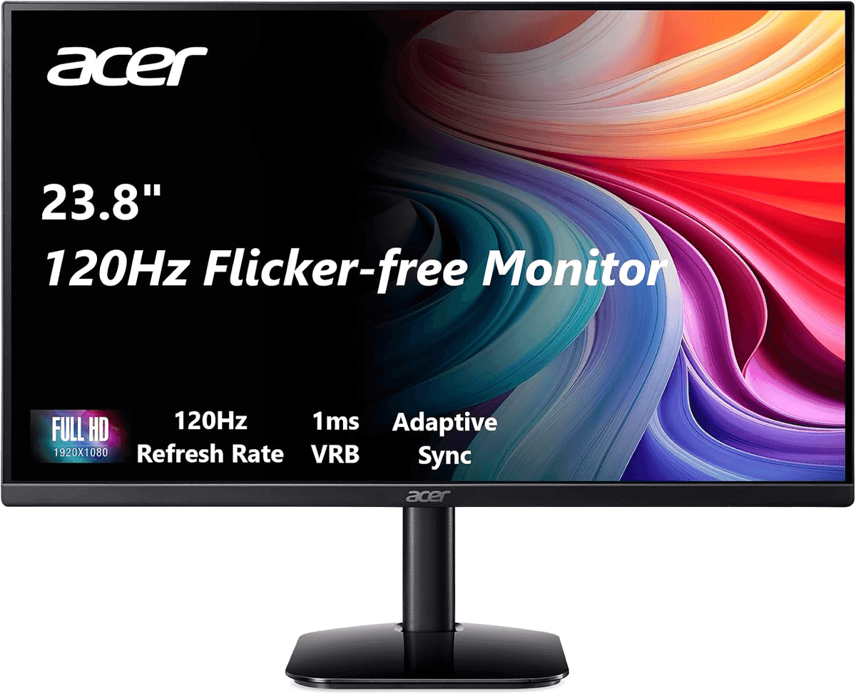 Acer KB242Y 23.8-inch FHD IPS 120Hz Monitor