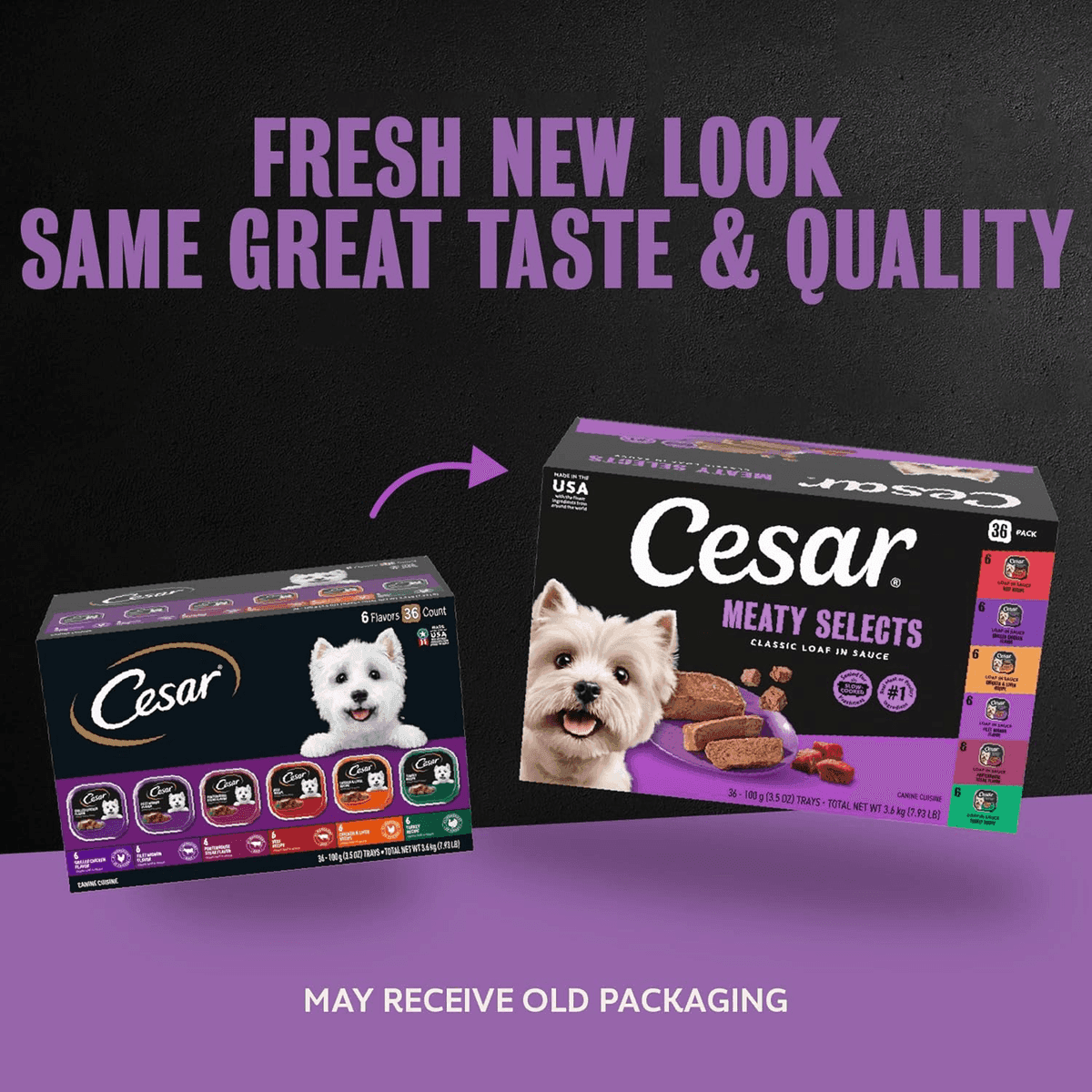 Cesar Classic Loaf Wet Dog Food Variety Pack, 36 Trays image 2
