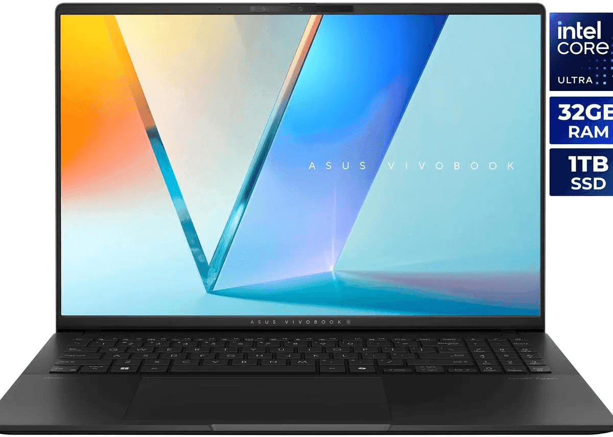 ASUS Vivobook S 16-Inch 3K OLED Core Ultra 7 Laptop with 32GB RAM and 1TB SSD