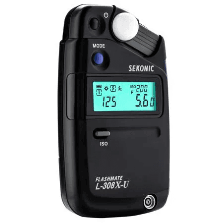Sekonic L-308X-U Flashmate Digital Light Meter with 4x AA Batteries image 2