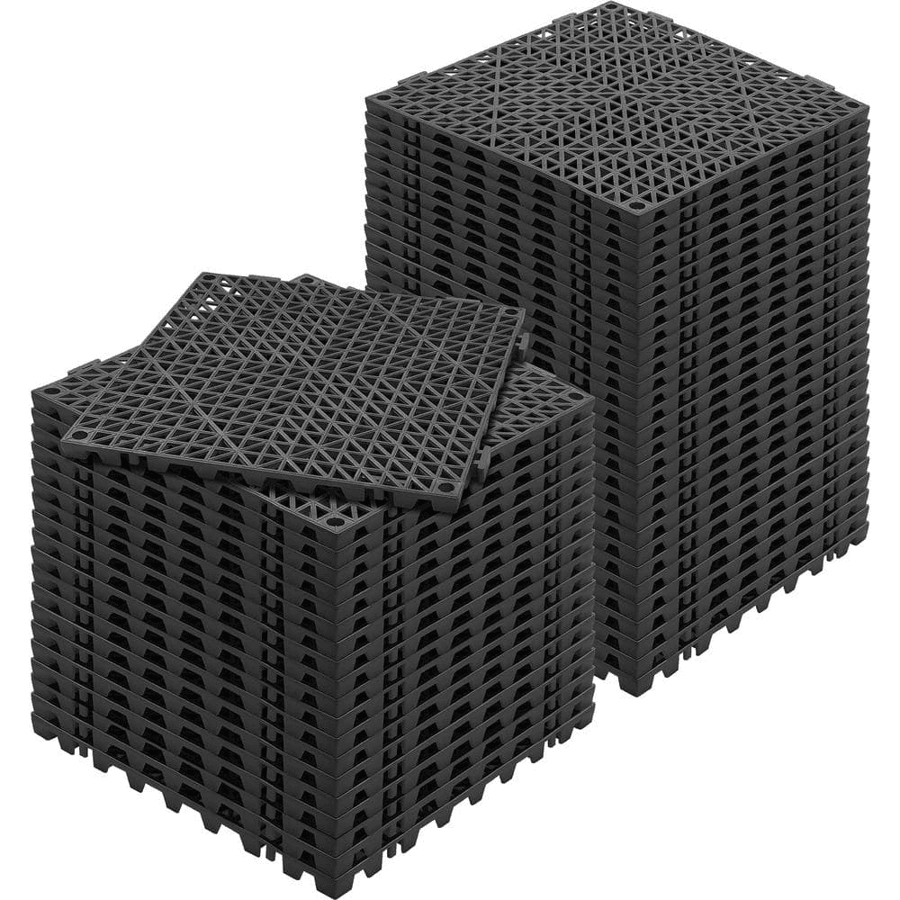VEVOR 50-Piece Interlocking Drainage Floor Tiles
